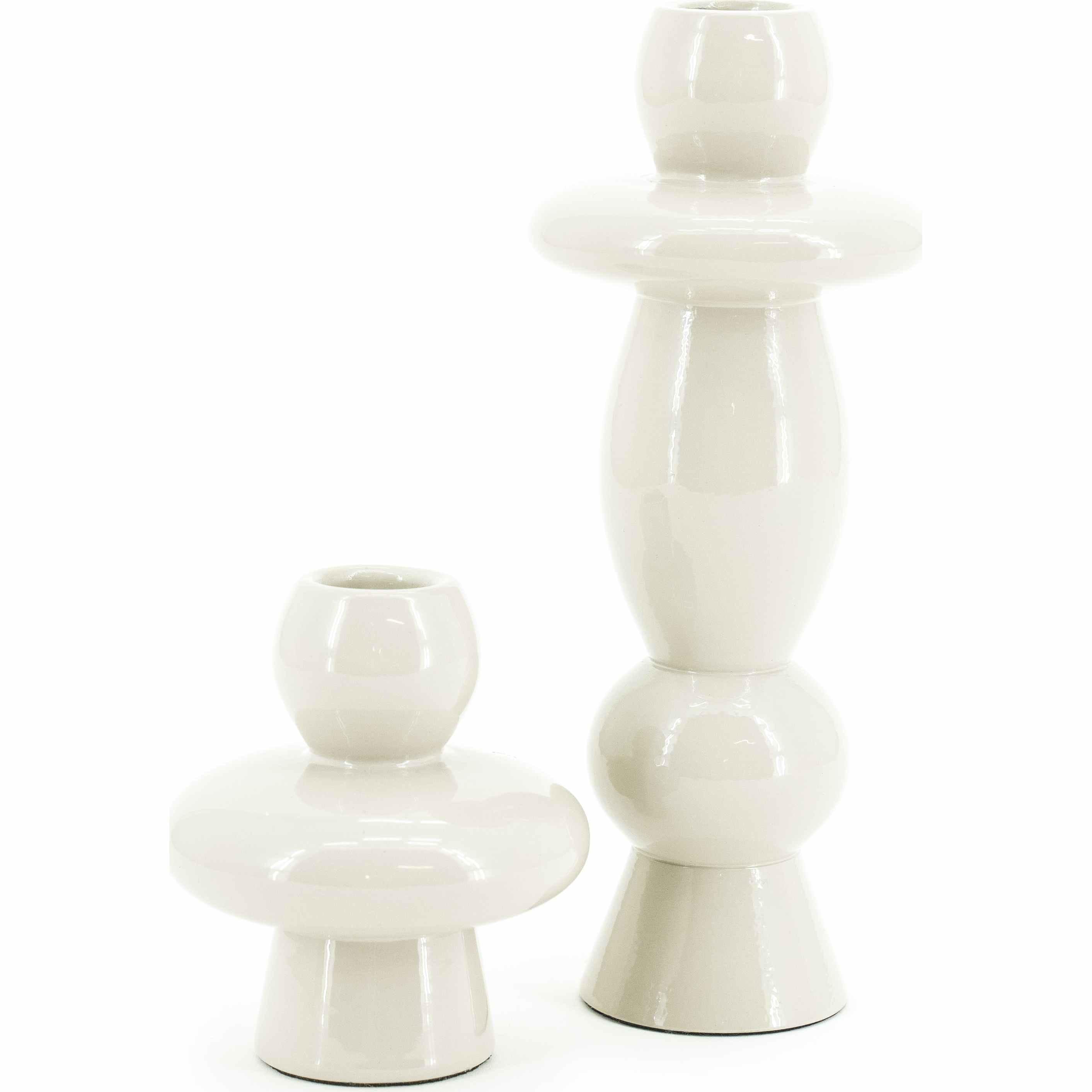 Image of Kerzenständer Barolo (2er-set) Unisex Beige ONE SIZE