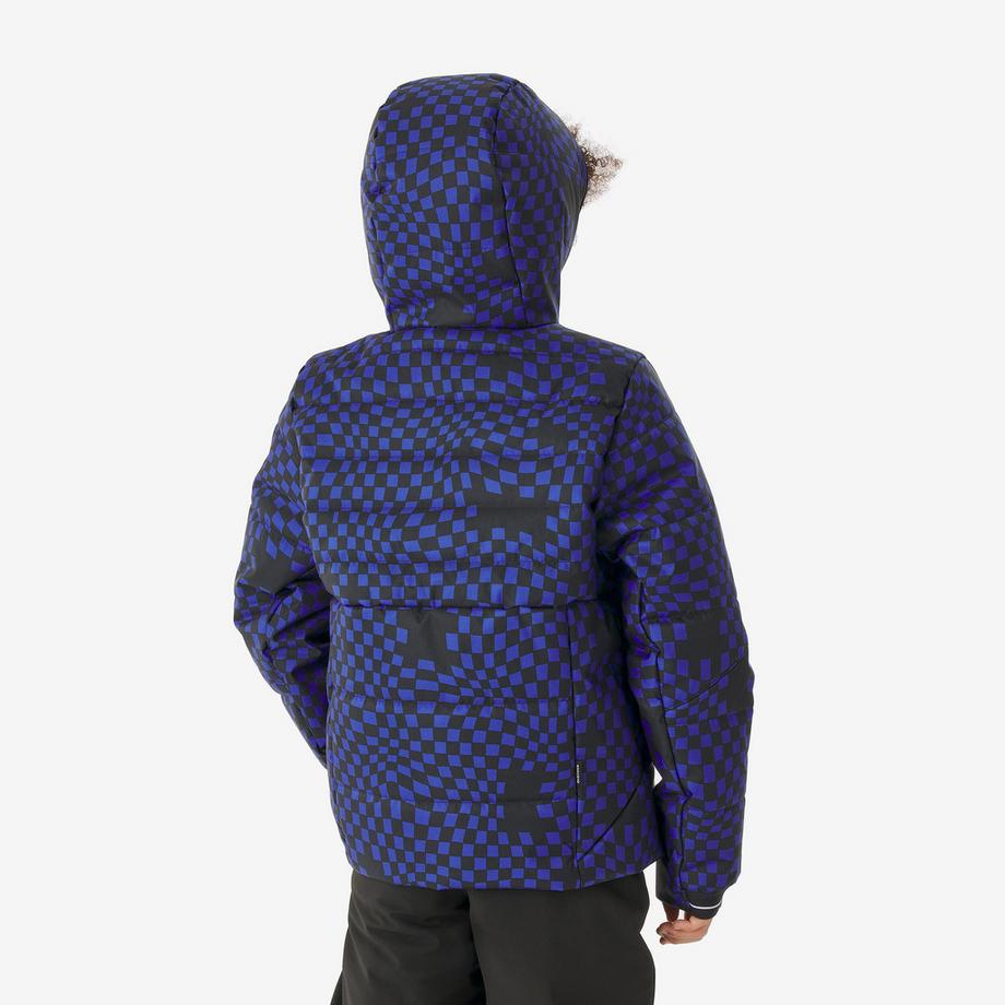 WEDZE  Doudoune de ski chaude enfant 6-14 ans, 100 WARM bleu 