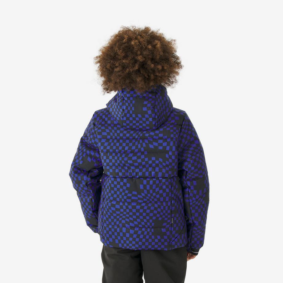 WEDZE  Doudoune de ski chaude enfant 6-14 ans, 100 WARM bleu 