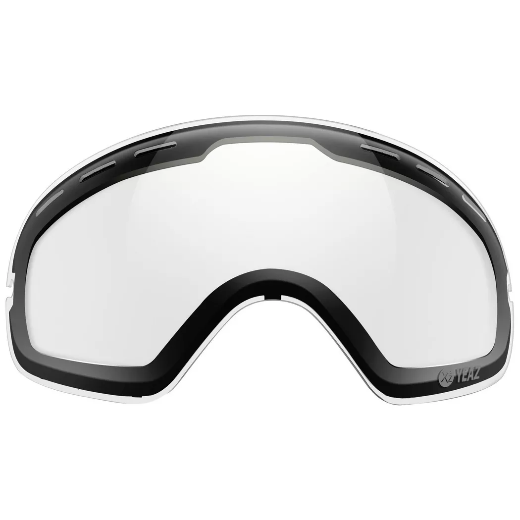 YEAZ - XTRM-SUMMIT Lenti intercambiabili fotocromatiche per maschere da sci e snowboard con telaio, Grigio Mezzo