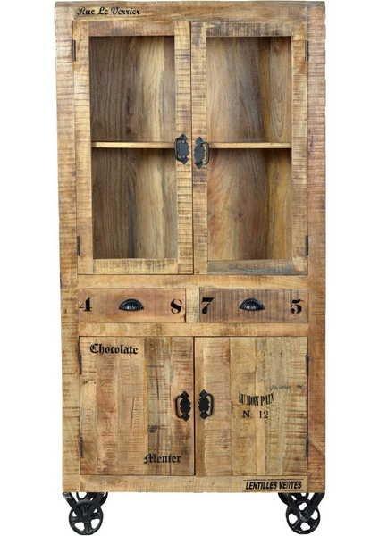 Image of Vitrine Bevin antik 40x90 Vitrine Bevin antik 40x90