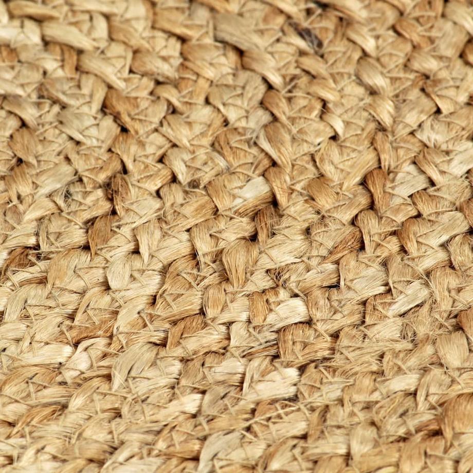 VidaXL Napperons  pcs rond jute jute  