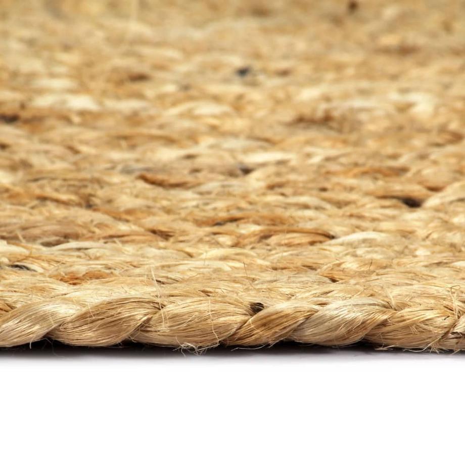 VidaXL Napperons  pcs rond jute jute  