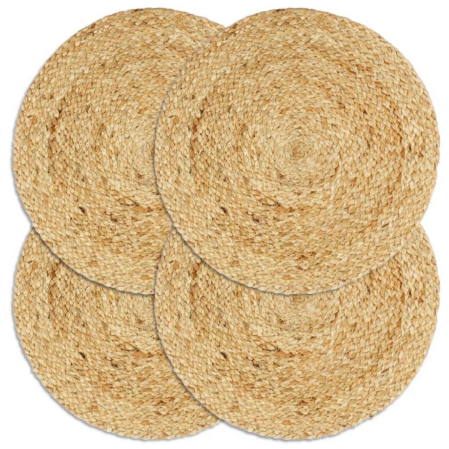 Napperons  pcs rond jute jute