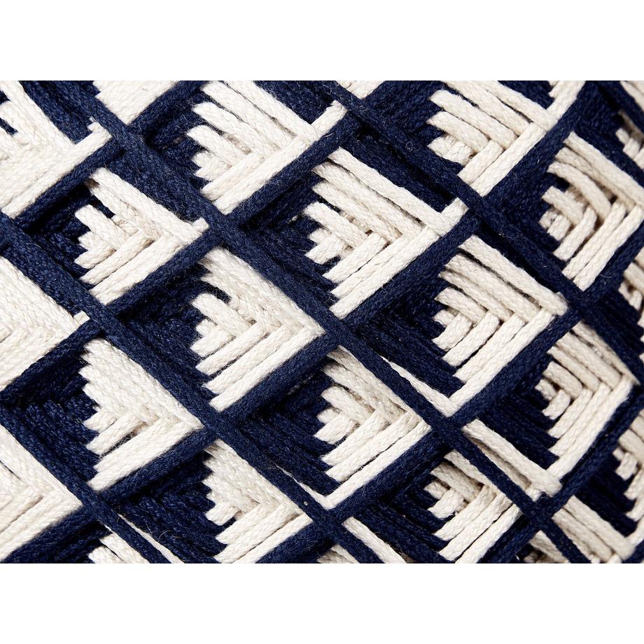 Beliani Pouf aus Kunststoff Boho KAWAN  