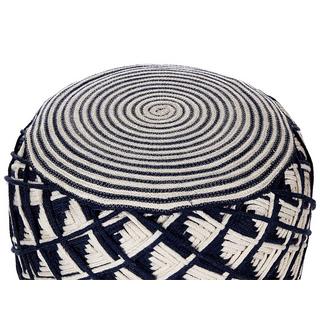 Beliani Pouf en Matière synthétique Boho KAWAN  