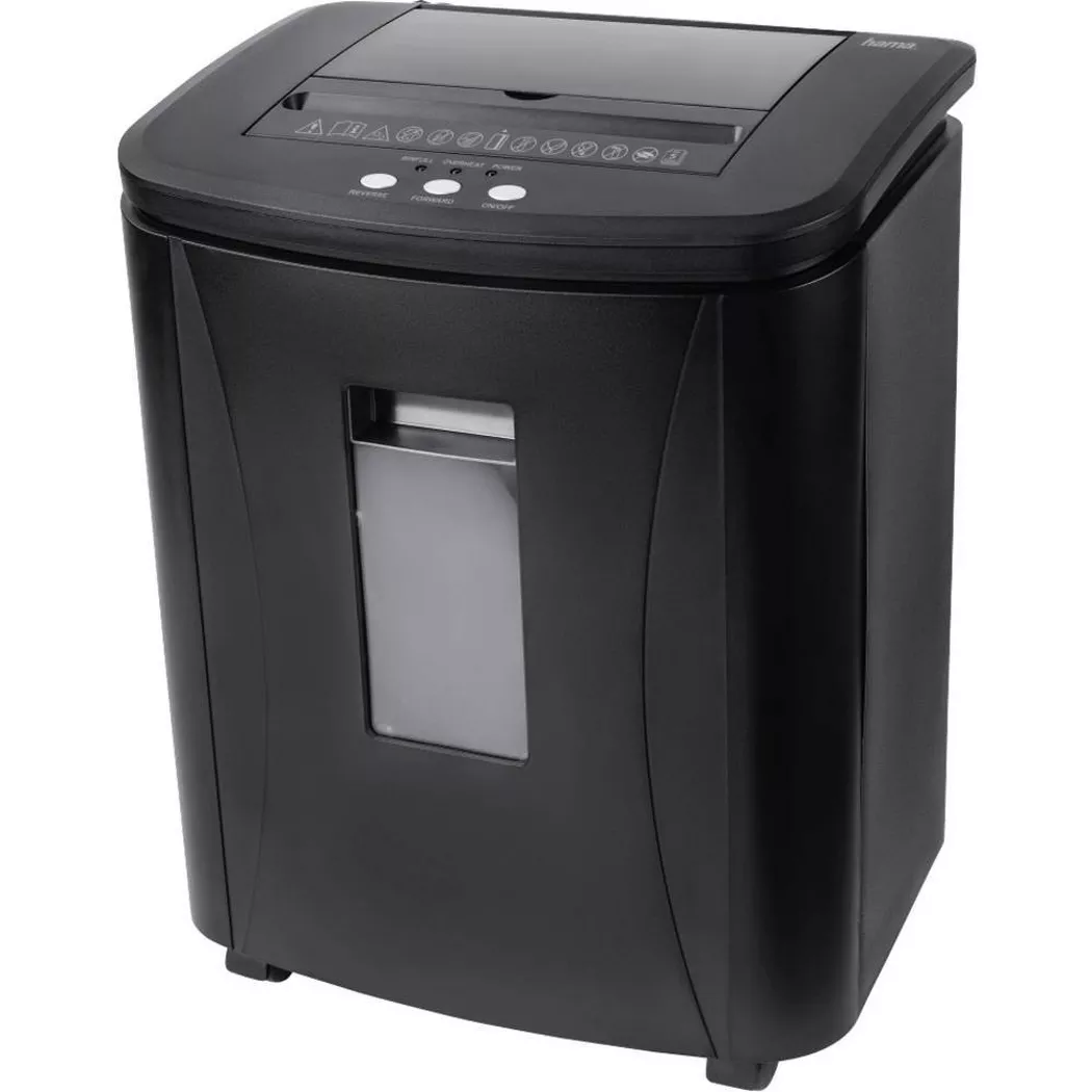 Hama – Aktenvernichter Premium AutoM120, Schredder mit Sicherheitsstufe E3 P4 T4, Schwarz