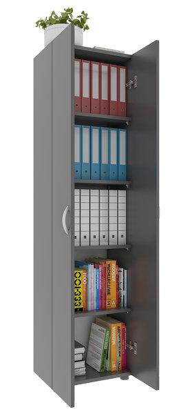 Image of Büroschrank Bücher Ordner Aktenschrank Büromöbel Schrank Ulas 5-fach Drehtüren Büroschrank Bücher Ordner Aktenschrank Büromöbel Schrank Ulas 5-fach Drehtüren