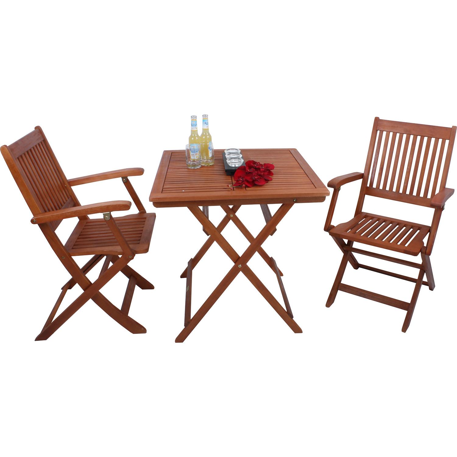 Image of Balkon-Set Seattle Eukalyptus natur (3-tlg) Balkon-Set Seattle Eukalyptus natur (3-tlg)