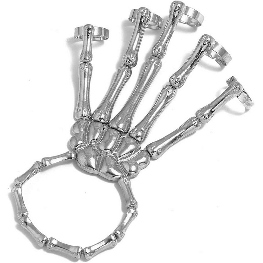 eStore  Einzigartiger Handschmuck - Metall - Skelettdesign 