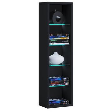 Holzregal hängend | platzsparendes Regal | Maße: H. 77 x B. 21 x T. 14 cm | Elegantes Regal hängend | Aufbewahrungsregal | Bücherregal | Wandregal -