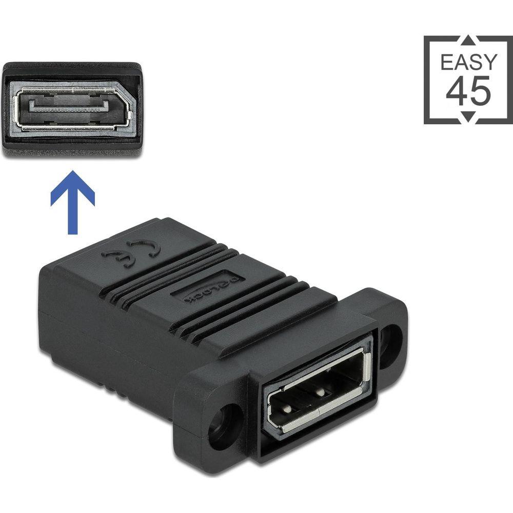 DeLock  DeLOCK Adattatore dritto System 45 DisplayPort 