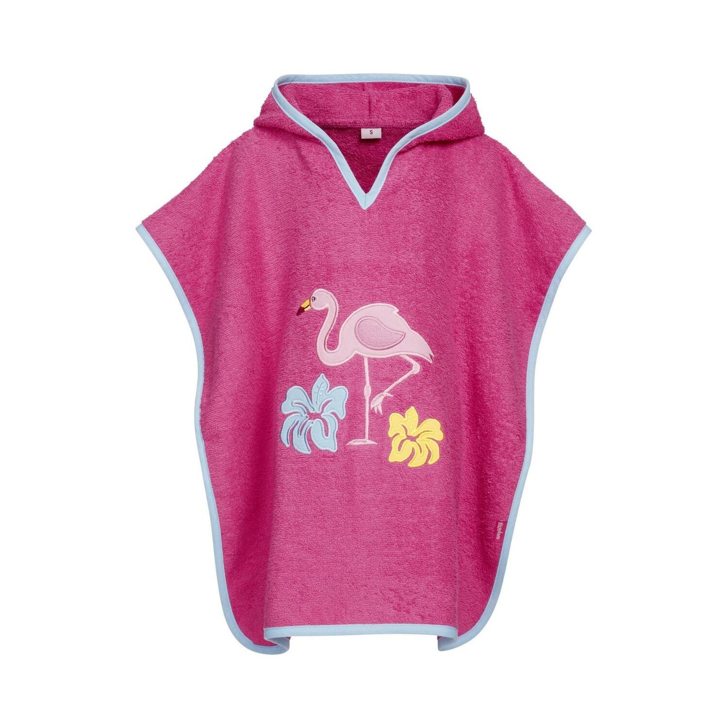 Playshoes  poncho enfant playhoe flamingo 