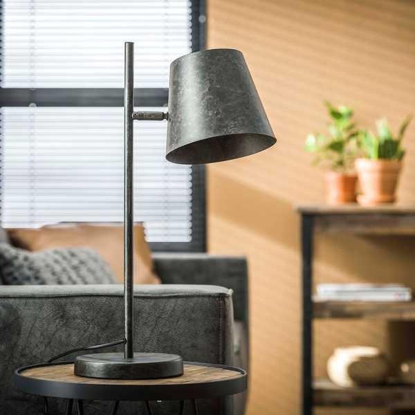 mutoni Lampe de table anthracite  