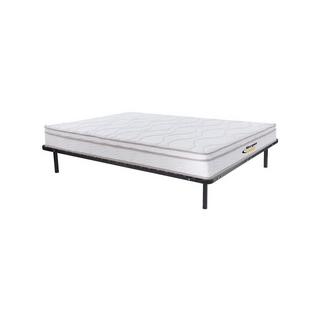 MORGENGOLD Ensemble cadre à  lattes + matelas ressorts 3 zones mémoire de forme WOLKENTANZ de MORGENGOLD 10  