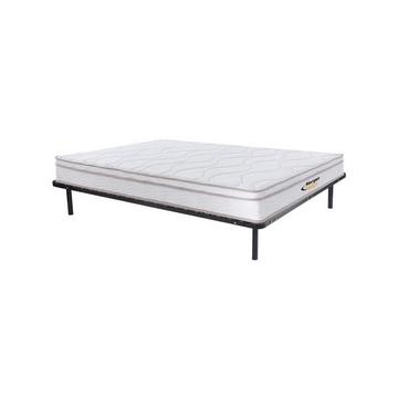 Ensemble cadre à  lattes + matelas ressorts 3 zones mémoire de forme WOLKENTANZ de MORGENGOLD 10