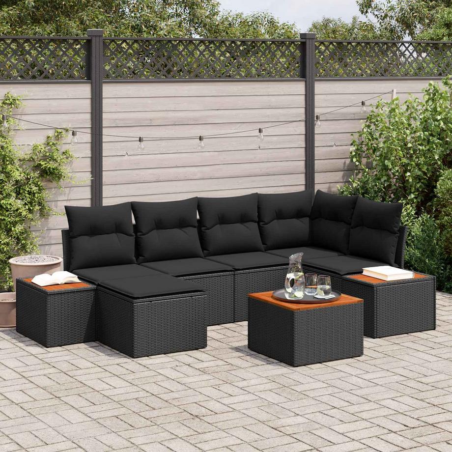 VidaXL Divano da giardino Polyrattan  