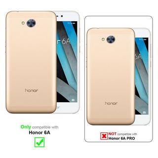 Cadorabo  Housse compatible avec Honor 6A - Coque de protection avec fermeture magnétique, fonction de support et compartiment pour carte 