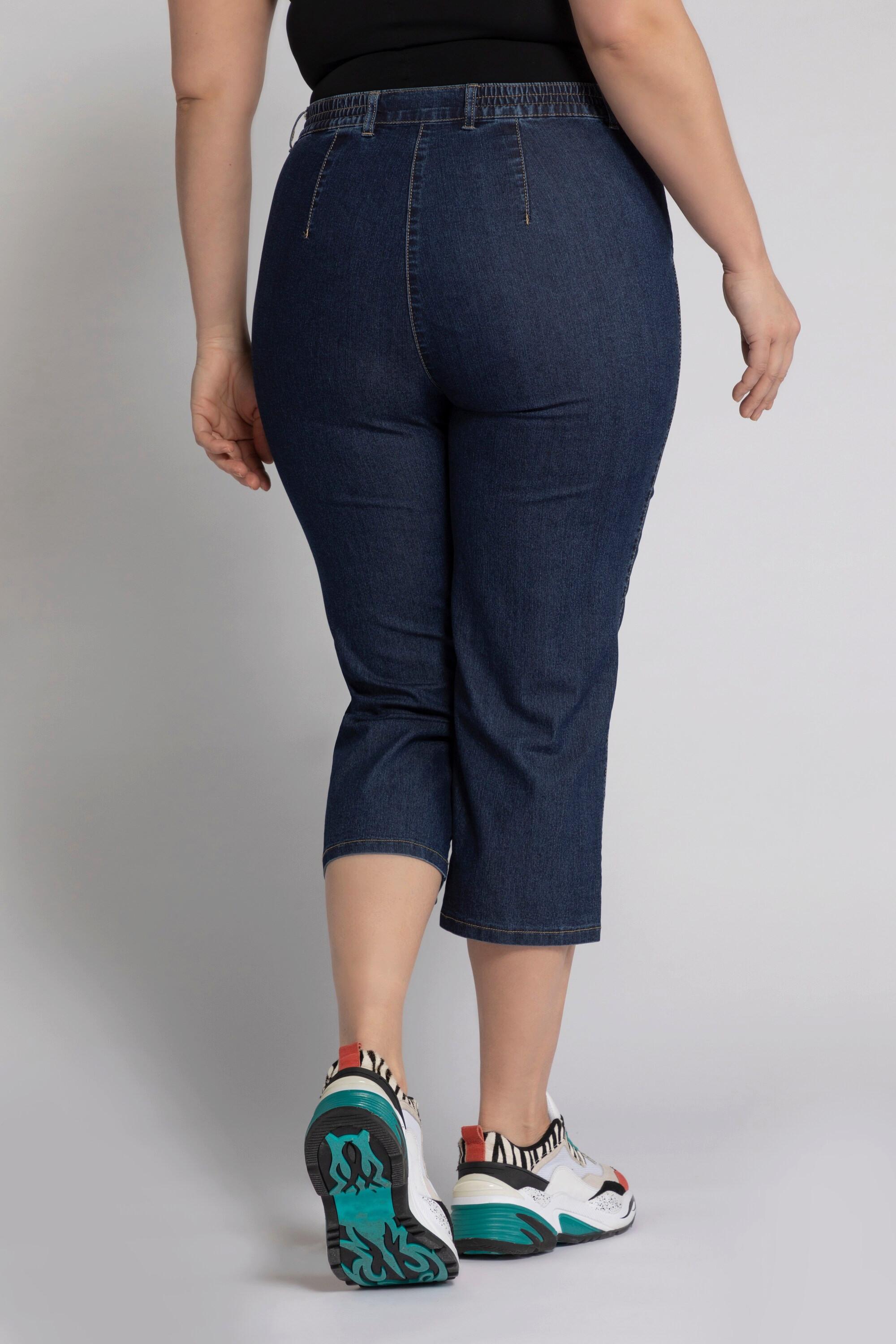 Ulla Popken Mony Wadenlange leicht konisch zulaufende Jeans  