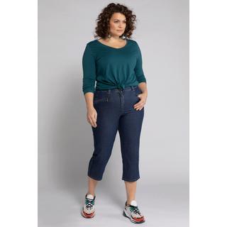 Ulla Popken Mony Wadenlange leicht konisch zulaufende Jeans  