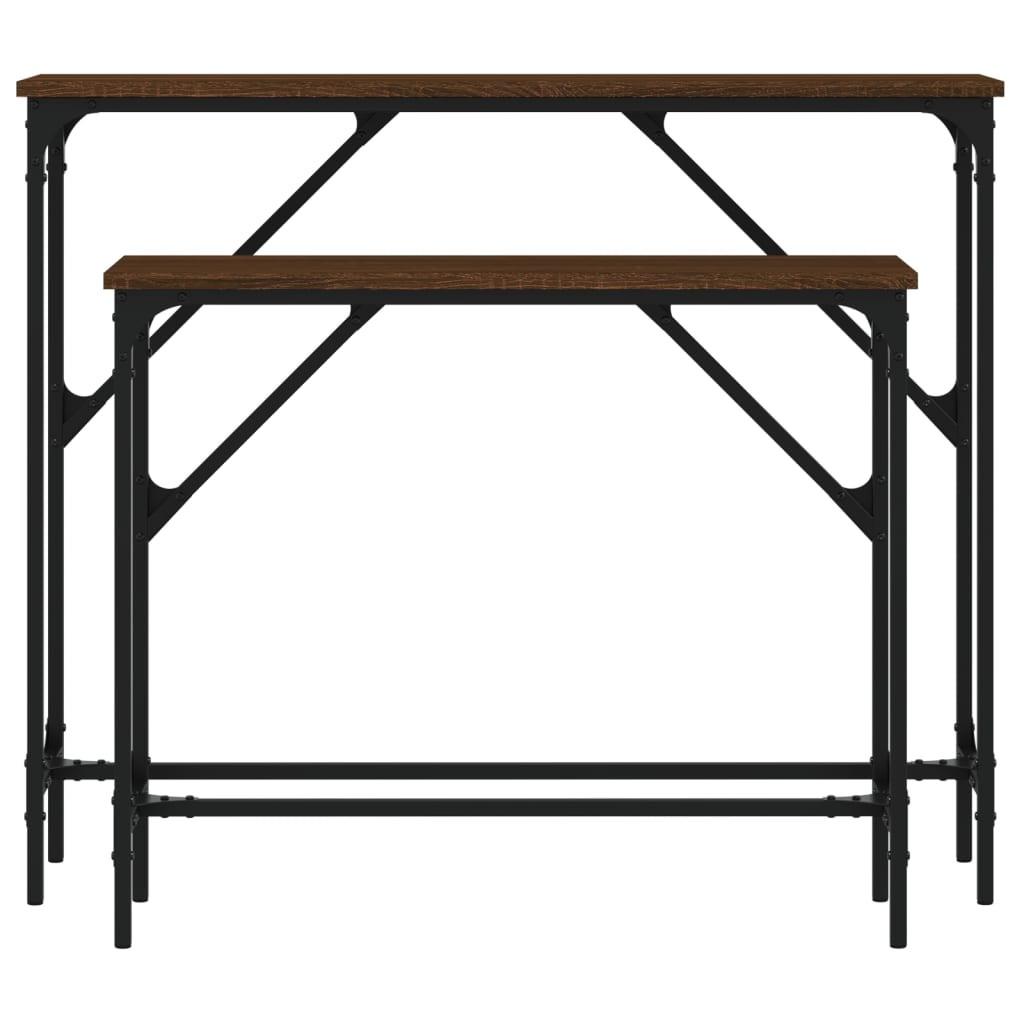 VidaXL Table console bois d'ingénierie  