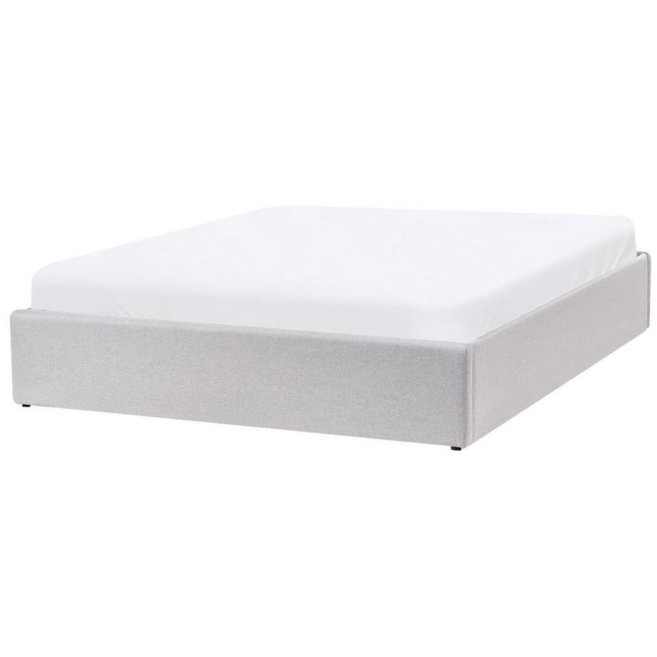 Beliani Lit ottoman sans tête de lit en Tissu  DINAN  