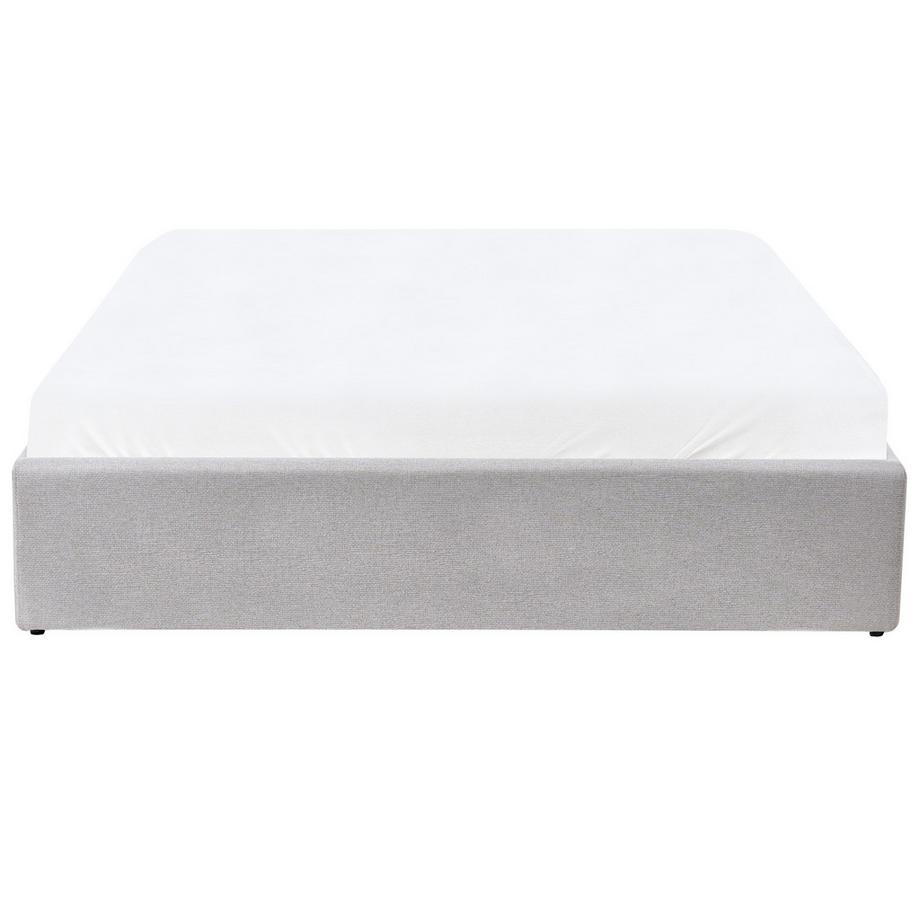 Beliani Lit ottoman sans tête de lit en Tissu  DINAN  