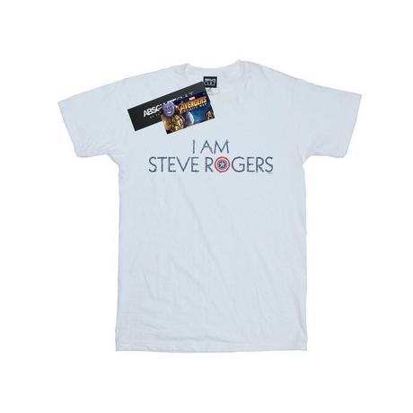 MARVEL  Avengers Infinity War I Am Steve Rogers TShirt 