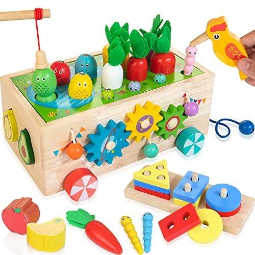 Image of 8-in-1-holz-lkw-spielzeugset Unisex Multicolor ONE SIZE