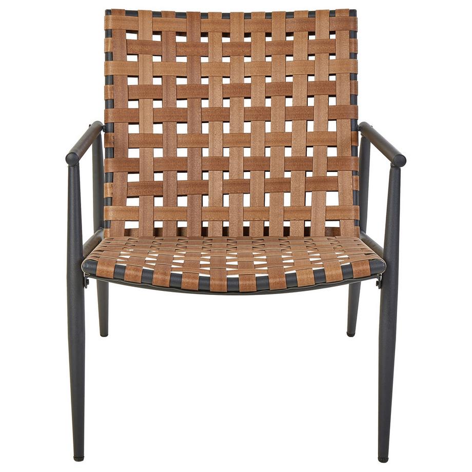 Beliani Set bistrot en Rattan sintetico  ZIRIA  