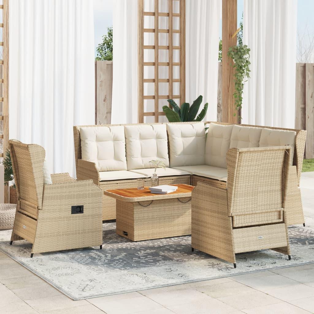 VidaXL Garten-lounge-set poly-rattan  