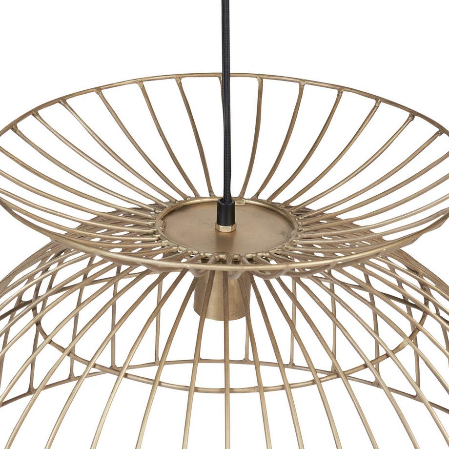 Beliani Lampe suspension en Métal  MAHANADI  