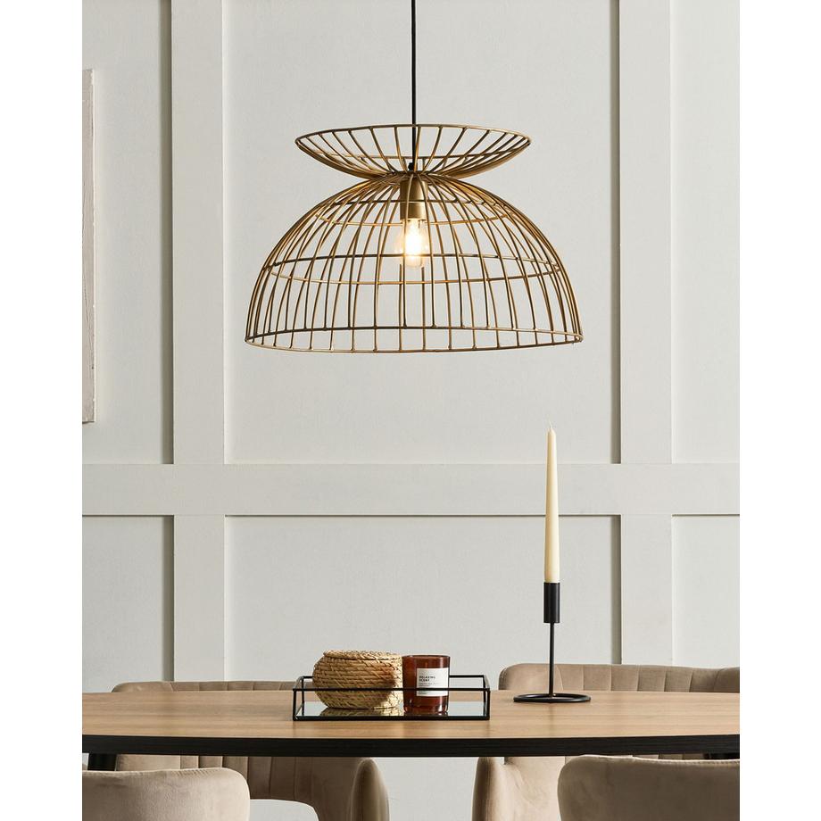 Beliani Lampe suspension en Métal  MAHANADI  
