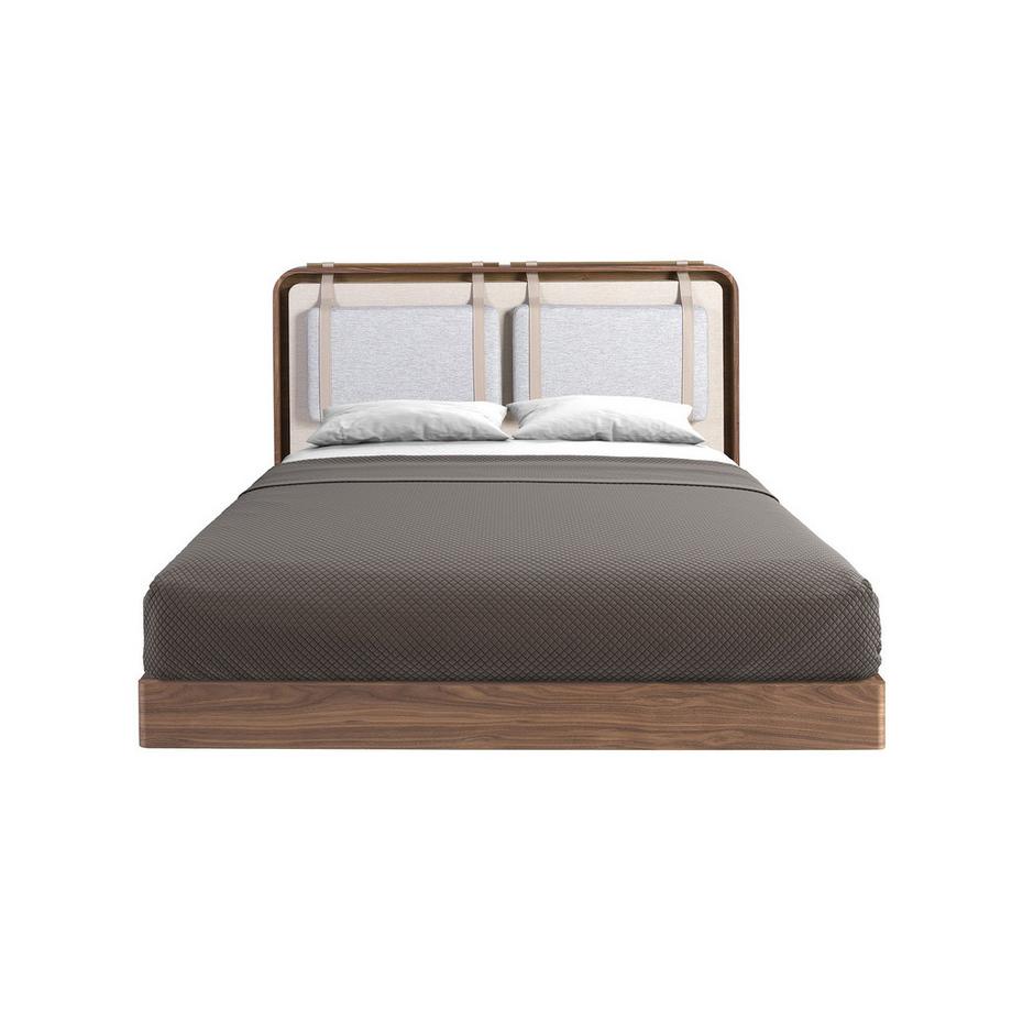 ANGEL CERDA Letto in tessuto dal design moderno  