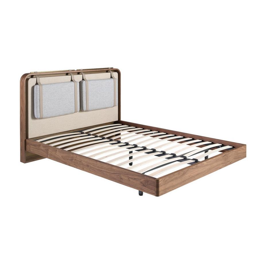 Letto in tessuto dal design moderno