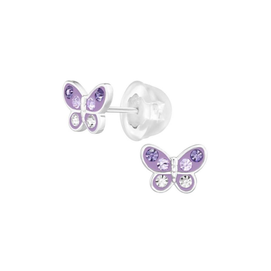 Sterling  Schmetterling Ohrstecker