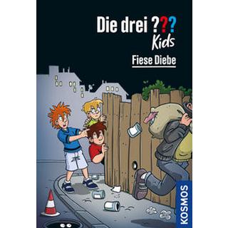 Die drei ??? Fiese Diebe: Doppelband Pfeiffer, Boris; Blanck, Ulf; Schmidt, Kim (Illustrationen); Gumpert, Steffen (Illustrationen) Copertina rigida 