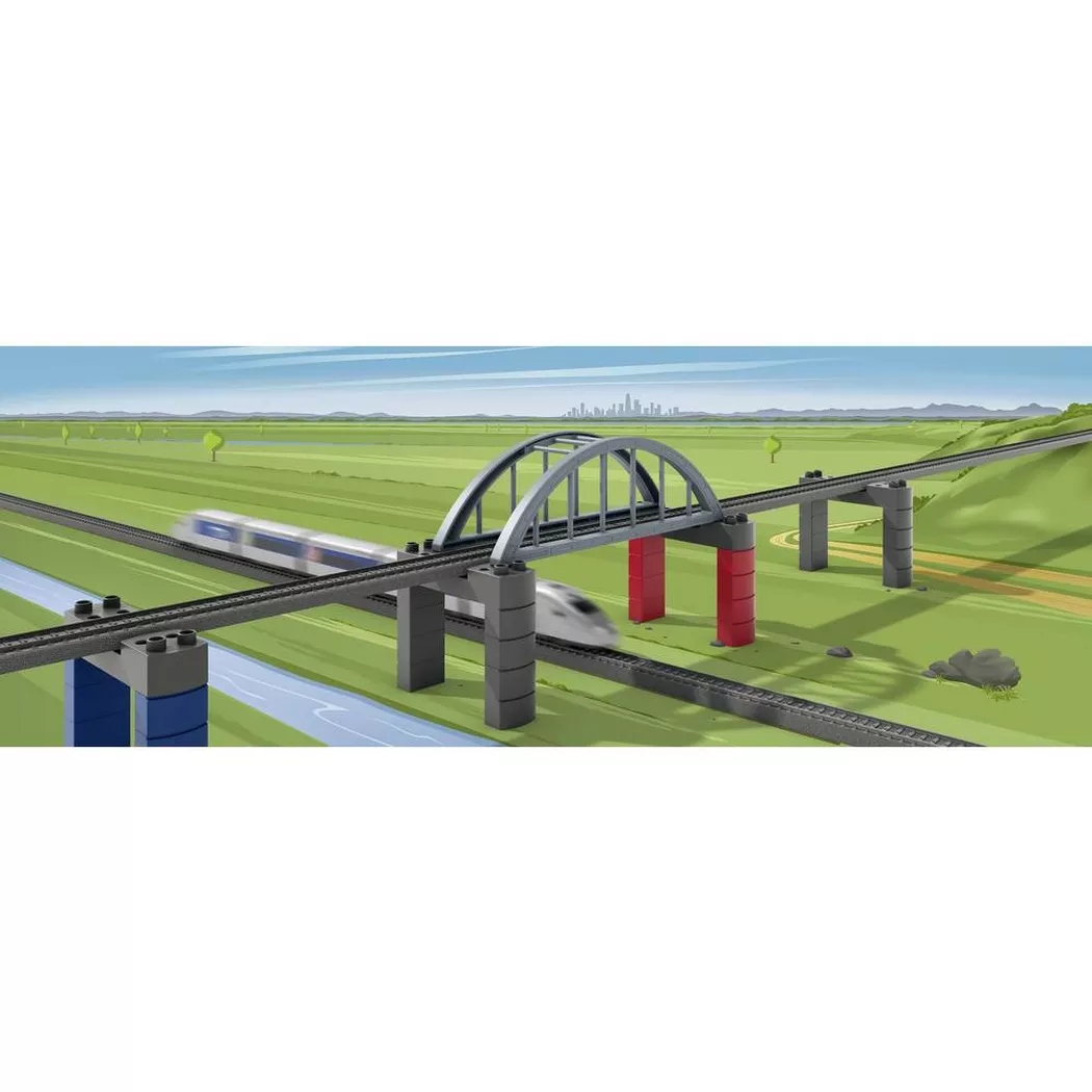 märklin - my world Bausteinset Hochbahn-Brücke, 10mm