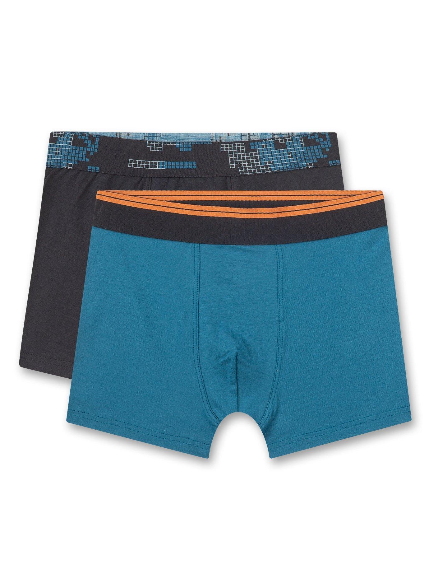 Sanetta  Jungen-Shorts (Doppelpack) Blau 