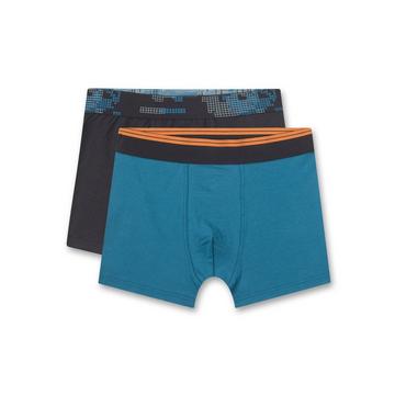 Jungen-Shorts (Doppelpack) Blau