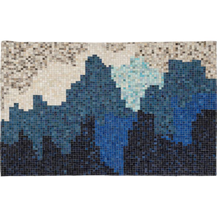 KARE Design Tappeto Stream blu 170x240  