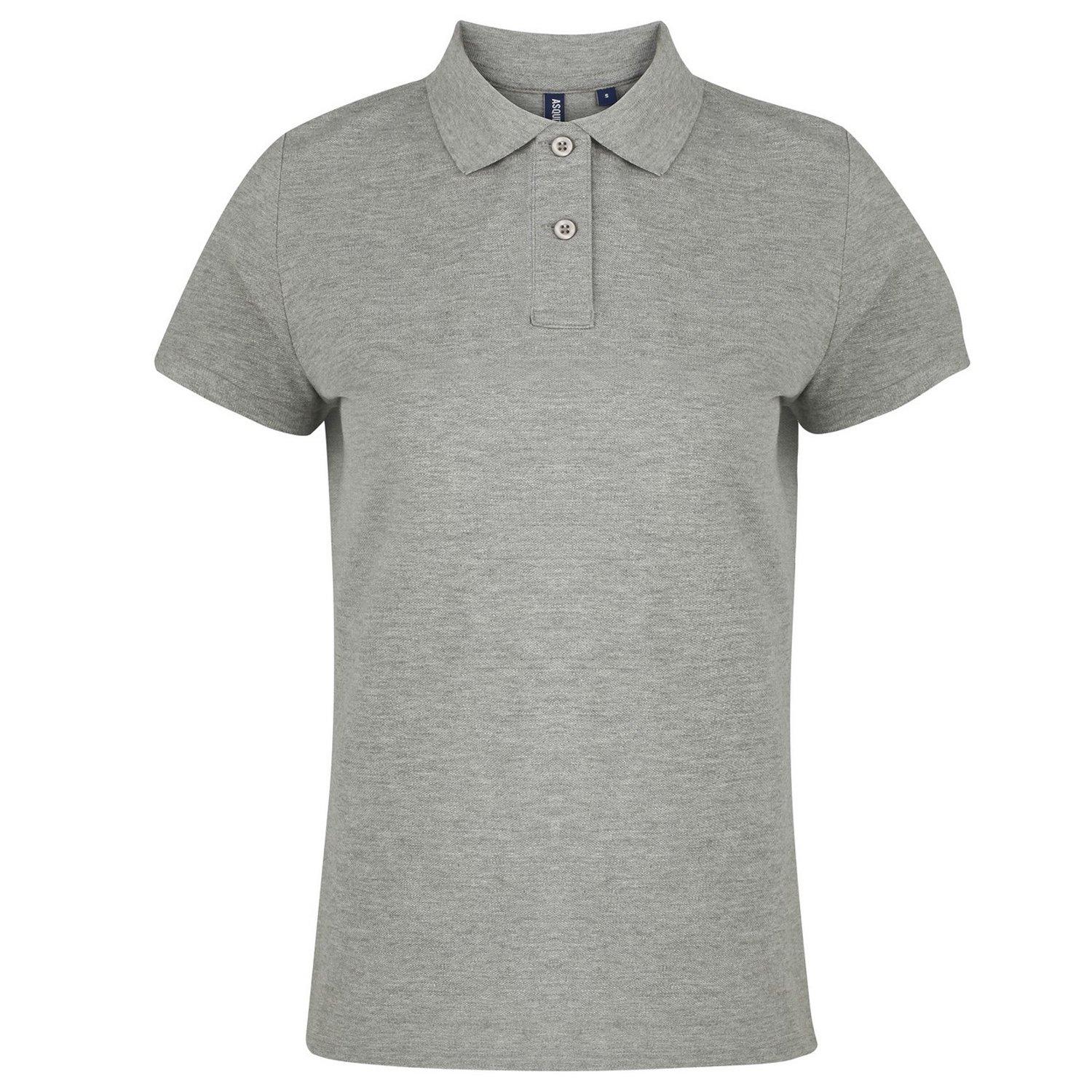 Image of Poloshirt, Kurzarm Damen Taubengrau XS