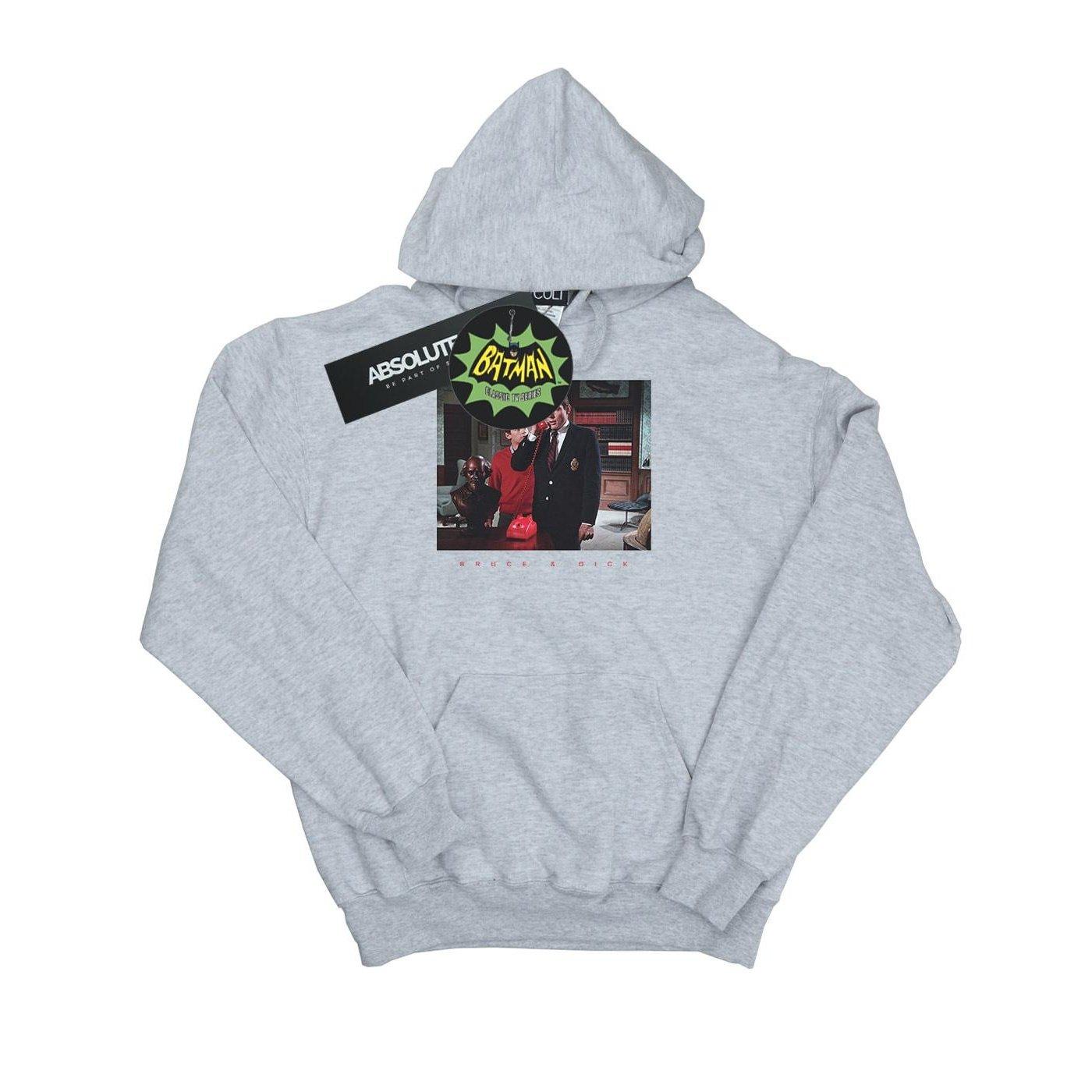 Image of Batman Tv Series Bruce & Dick Photo Kapuzenpullover Damen Grau XXL