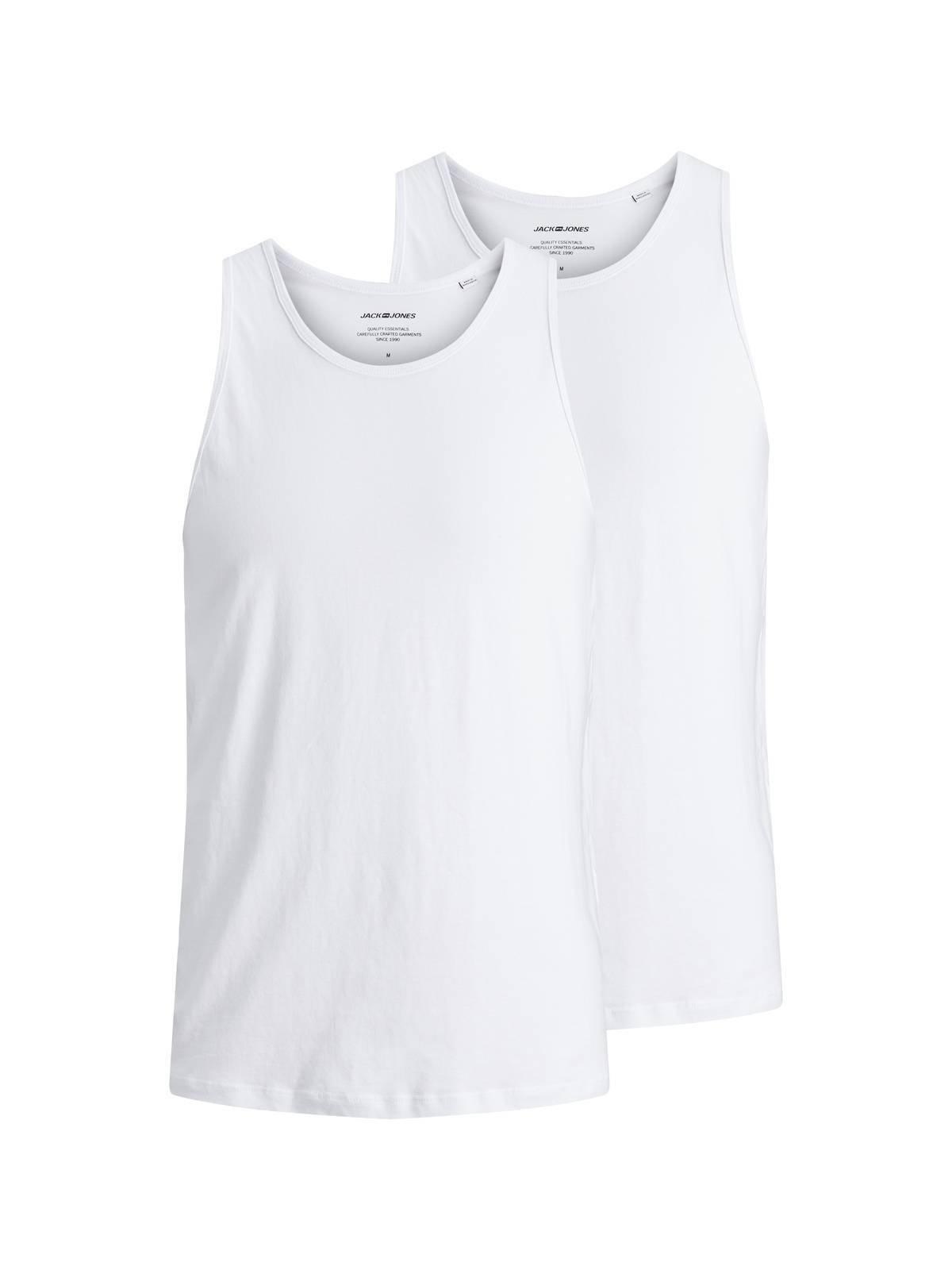 JACK & JONES  Unterhemd  2er Pack Bequem sitzend-JACBASIC TANKTOP 2PK 