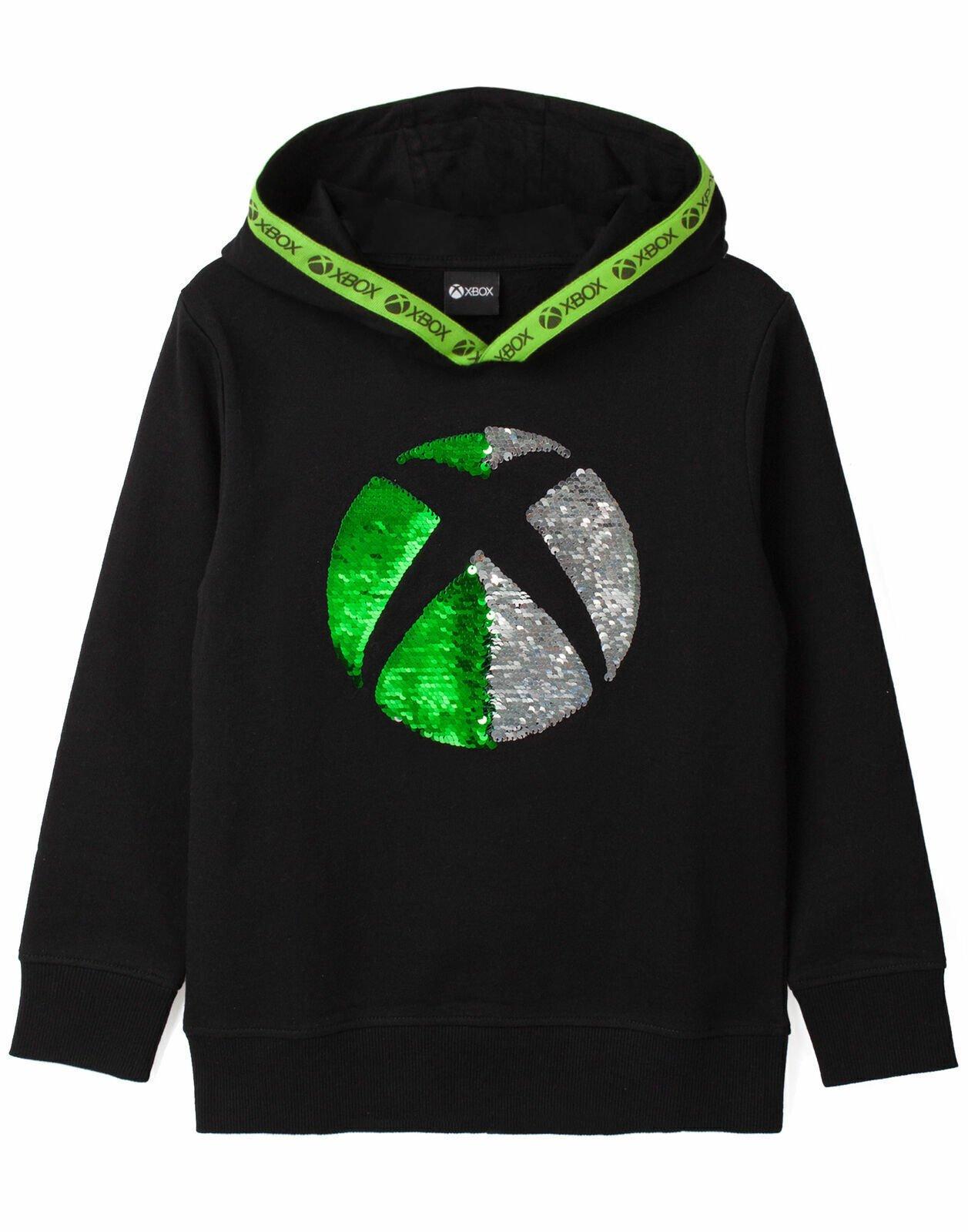 Xbox  Logo Sequin Flip Hoodie 