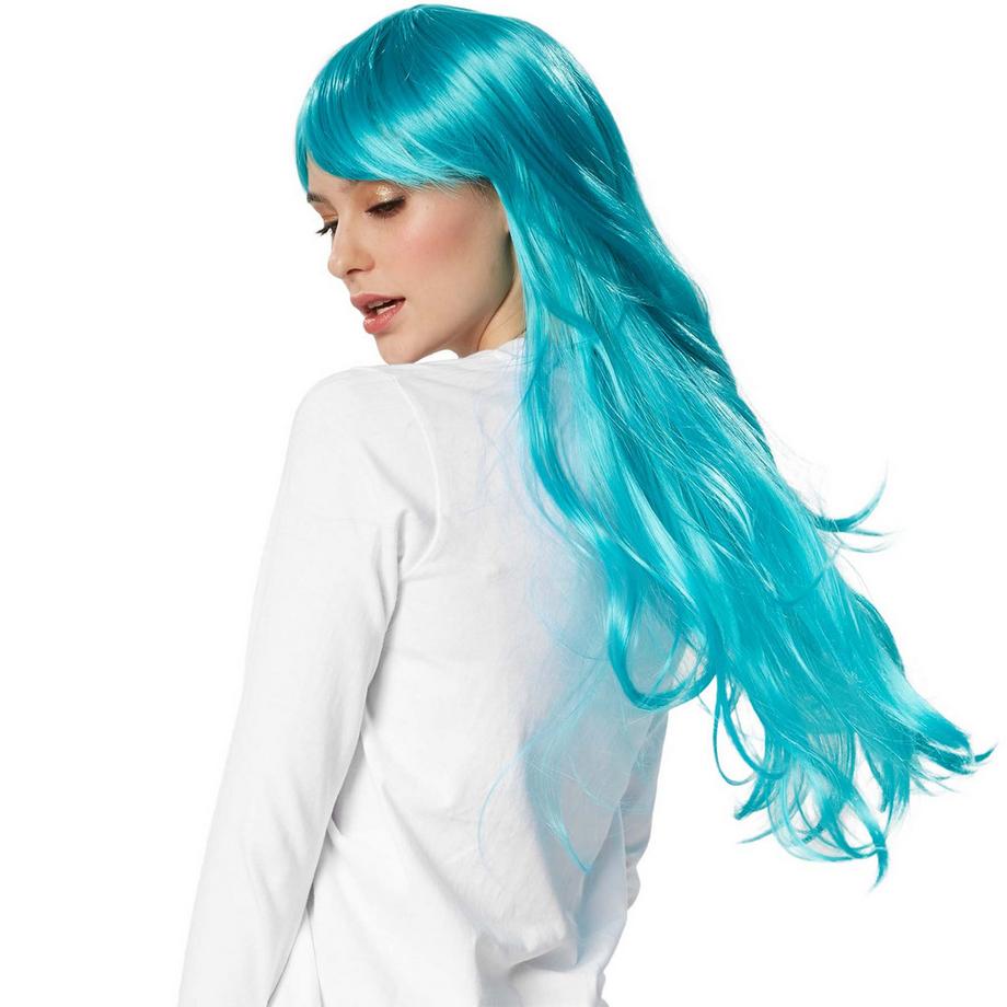 Tectake  Perücke Lange Haare Locken 