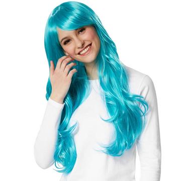 Perruque cheveux longs bouclés