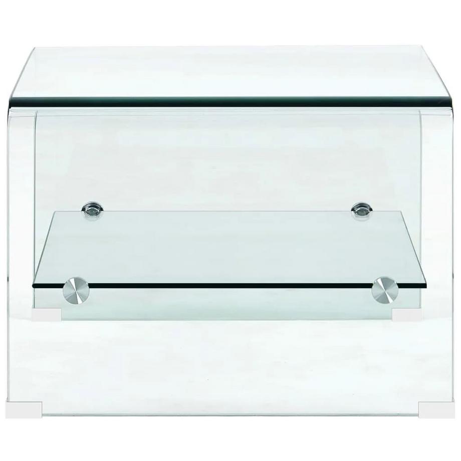 VidaXL Table basse verre  