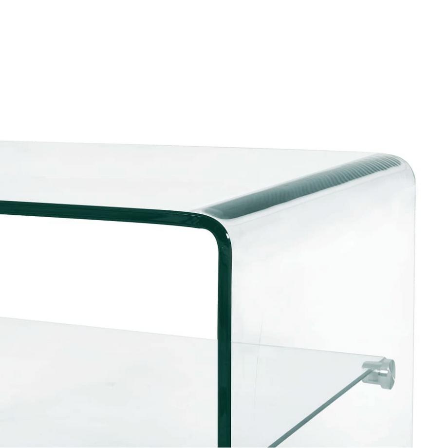 VidaXL Table basse verre  