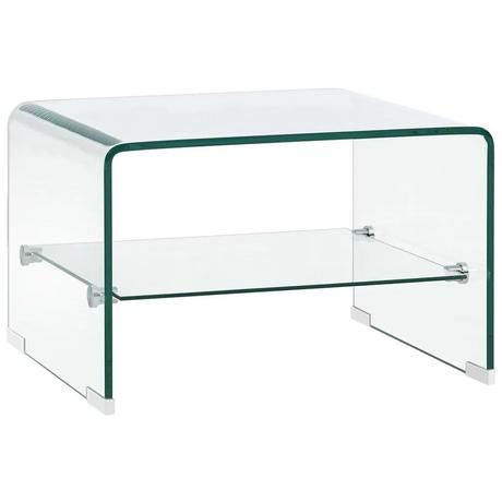 VidaXL Table basse verre  